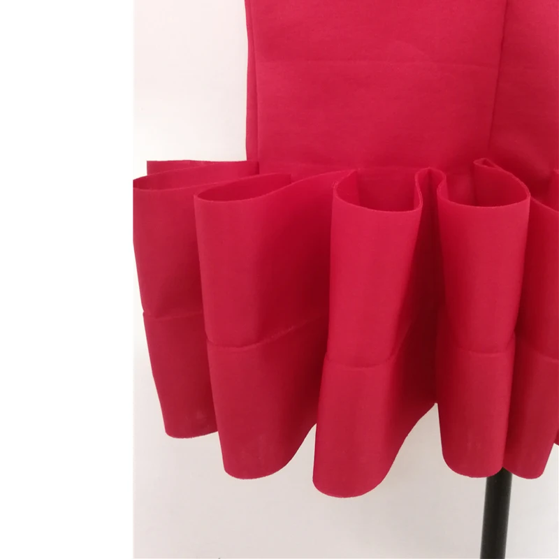 Летняя розовая юбка для женщин оборки складки юбки эластичные сексуальные