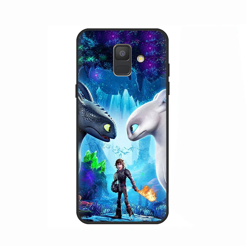 B7 Дракон Беззубик мягкий чехол для мобильного телефона чехол для samsung Galaxy A6 7 8 9 A10 30 40 50 70 J6 - Цвет: B7