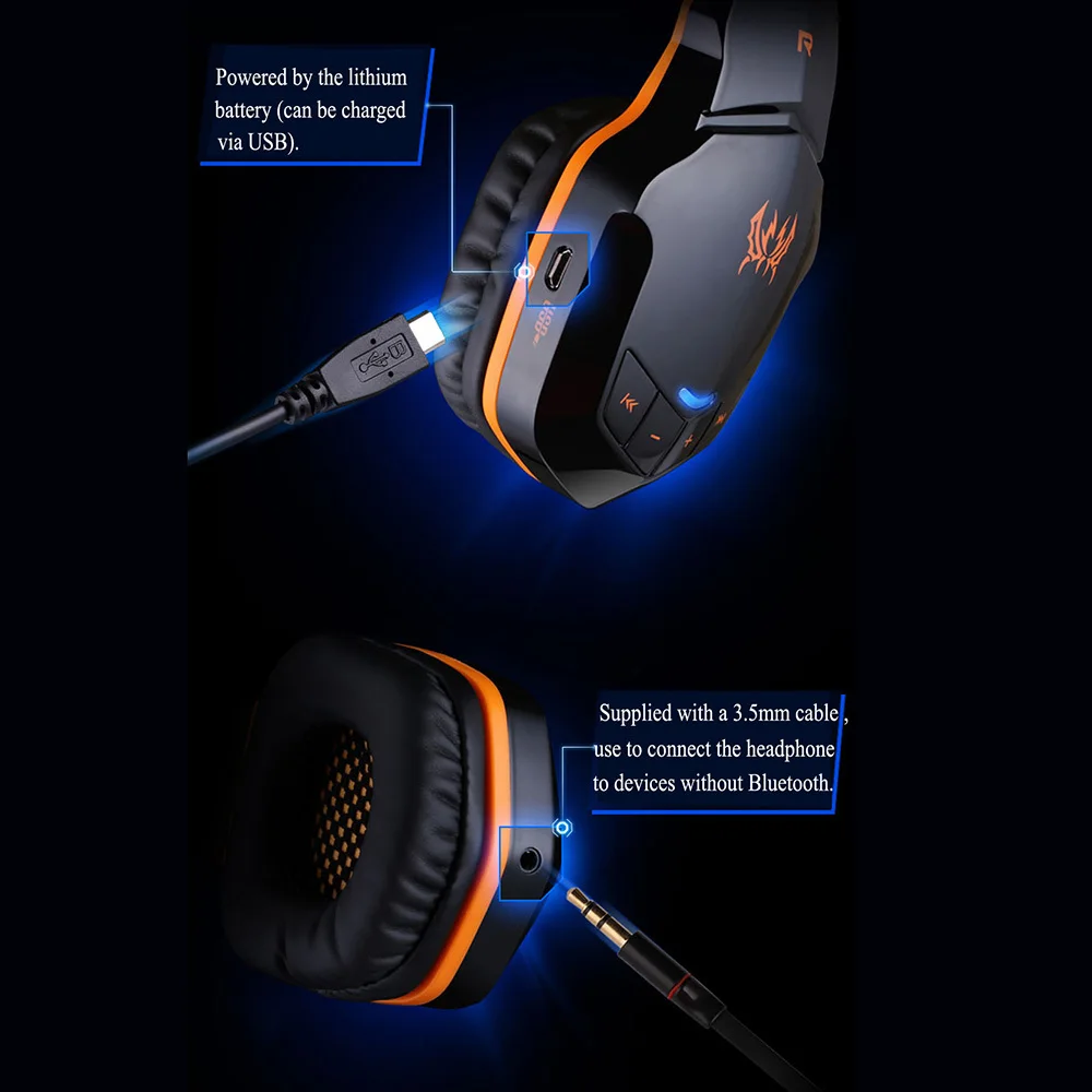 Bluetooth 4.1 edrwireless стерео Игры наушники NFC Шум canelling наушников Hands Free гарнитура с