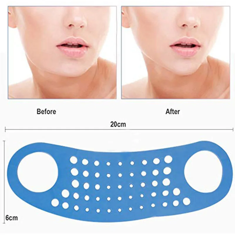 Silicone Face Slimming Mask Face Lift Tools Facial Shaping Belt V-Face Corrector Reduce Double Chin Face Bandage Anti Cellulite