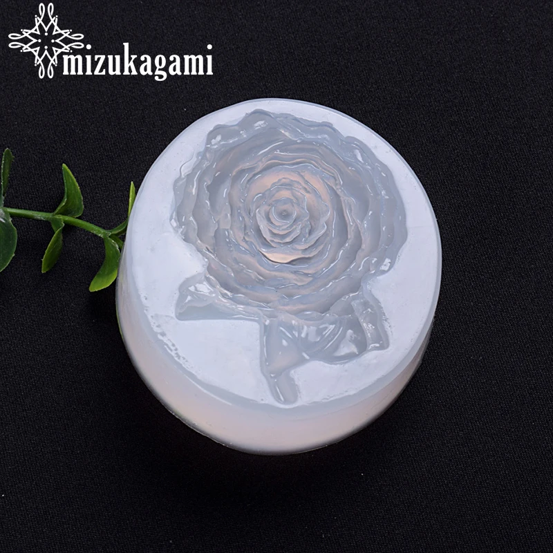 

UV Resin Jewelry Liquid Silicone Mold Rose Flowers Resin Charms Molds For DIY Intersperse Decorate Making Jewelry