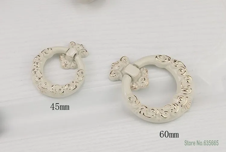 Белые подвесные мебельные ручки Lvory в европейском стиле для кухонных шкафов