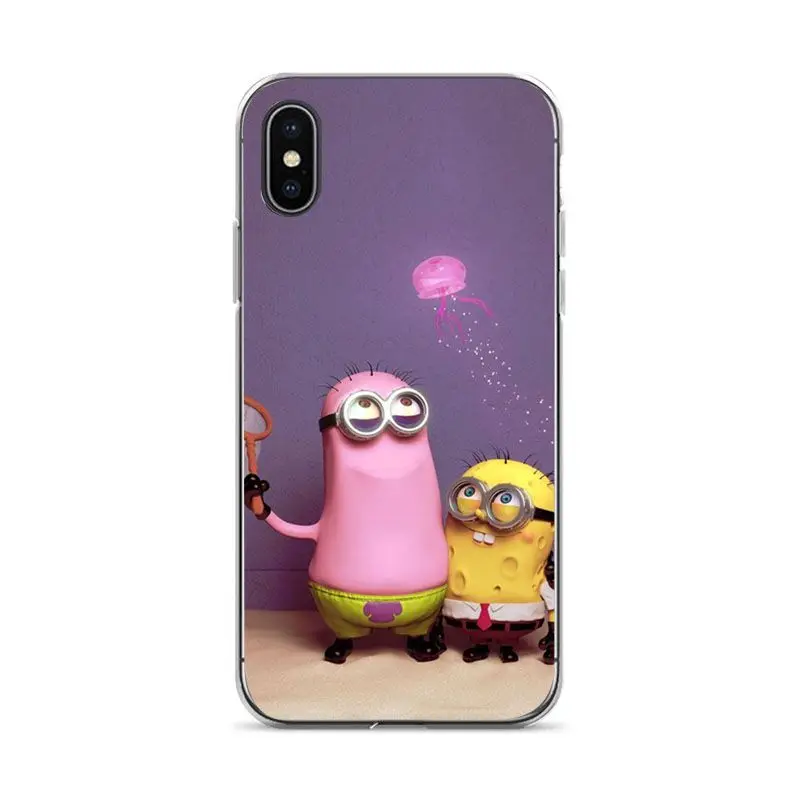 Миньоны мой Единорог Агнес Мягкий силиконовый чехол для iPhone 6 плюс 6s 7 plus 8 X корпус