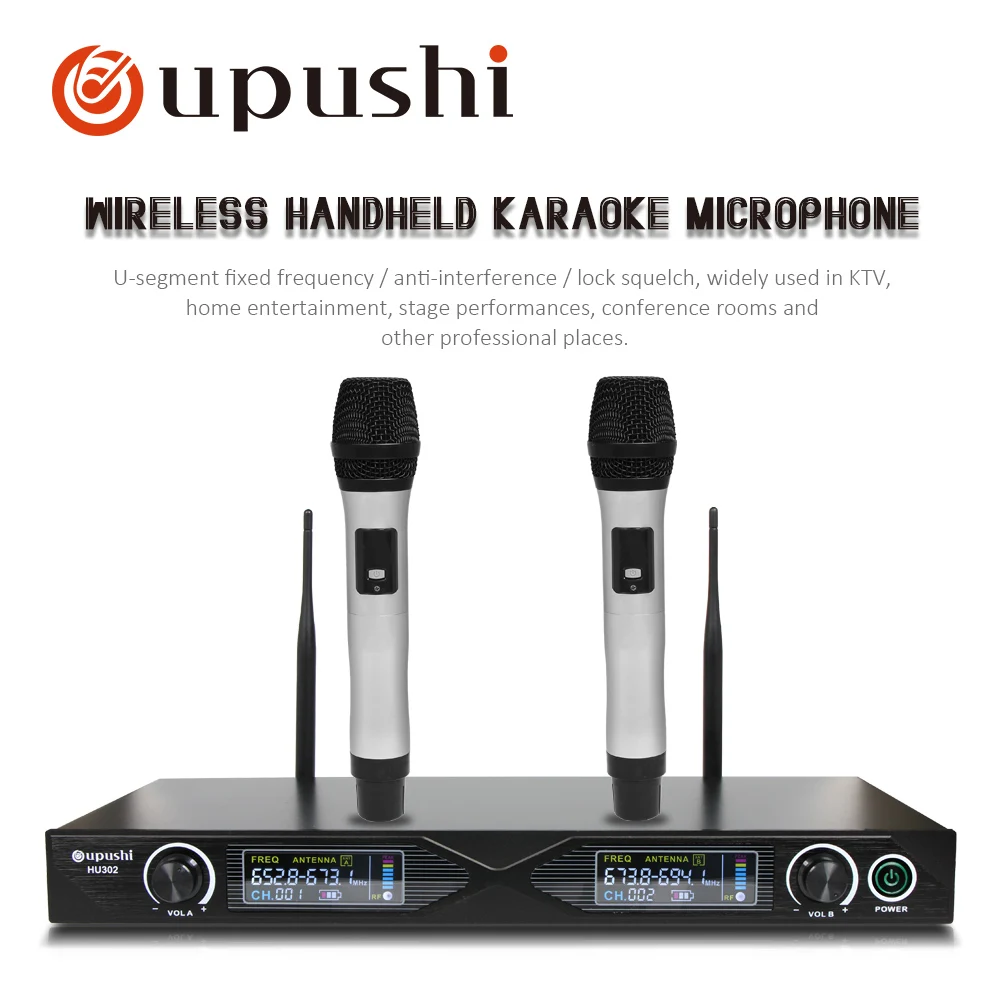Oupushi Professional усилитель мощности для караоке AV760 + HY208 настенные колонки с