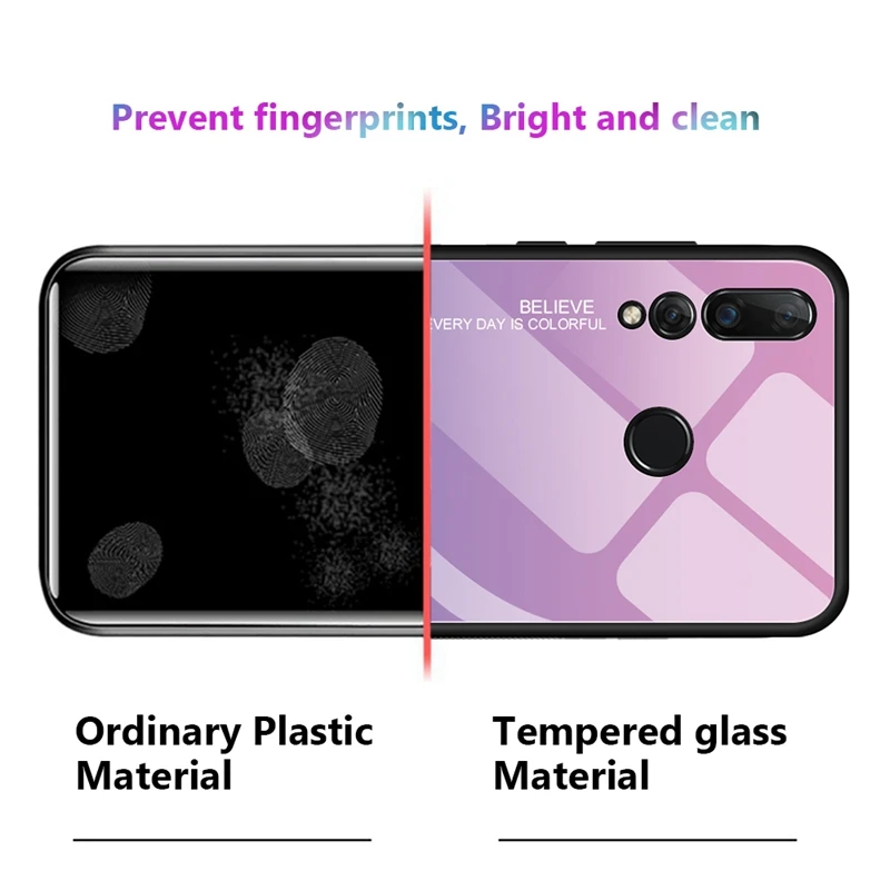 Phone Cover for Huawei P20 lite P Smart Tempered Glass Case Mate 20 pro 10 Nova 3i Honor 9 8X |