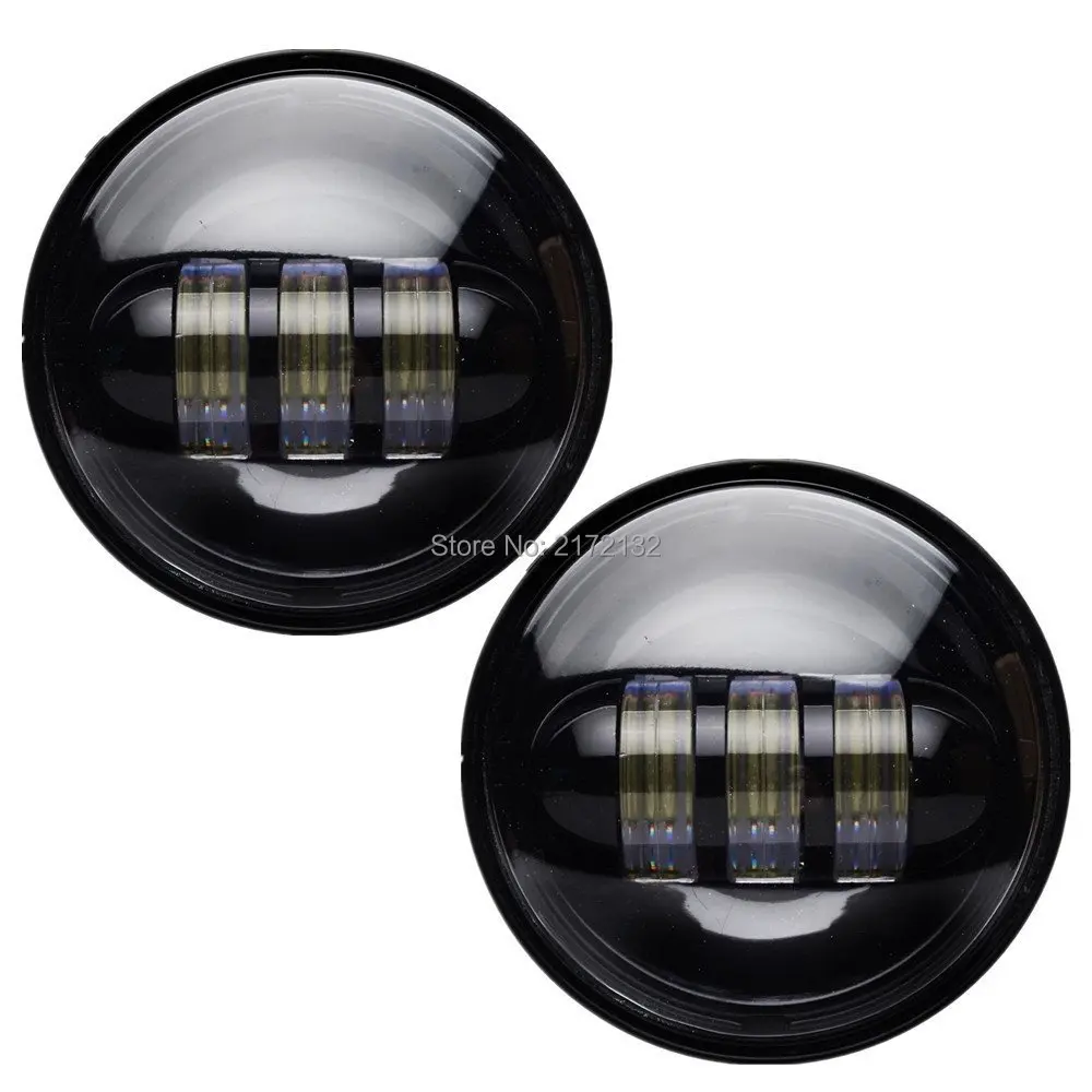 Promotion! 3pcs/ Set 7inch Round 7" LED Headlamp with 4.5" 30W LED Fog Light for Harley motorcycle enlarge