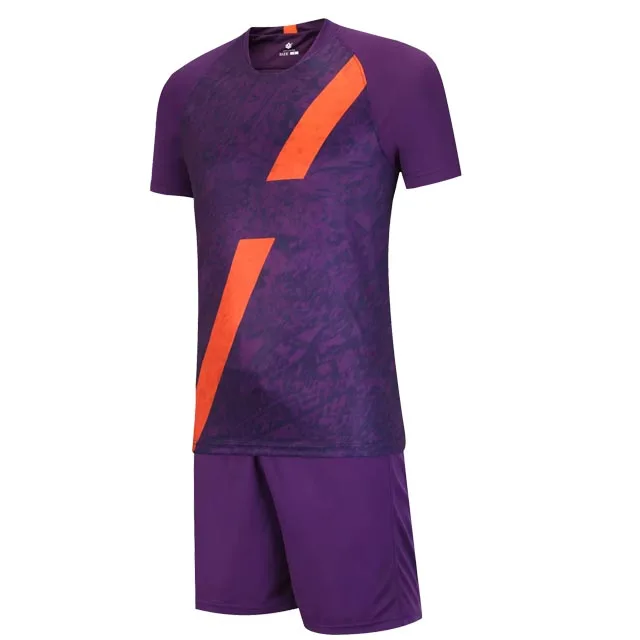 purple 18-19, для взрослых и детей, пустые футбольные майки для мальчиков и девочек, комплекты футбольной одежды, Мужская Детская Футбольная форма, футбольный костюм, шорты - Цвет: purple