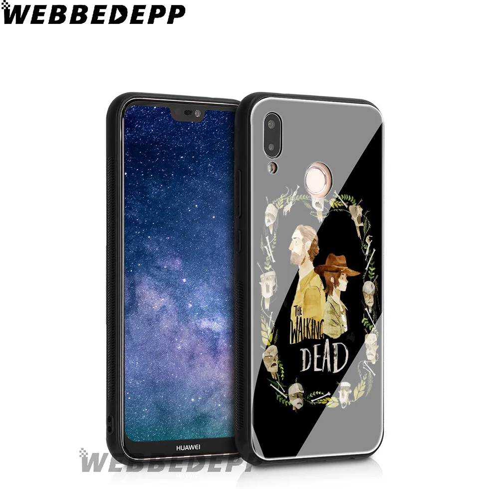 WEBBEDEPP чехол из закаленного стекла для Huawei Mate 20 P20 P10 P Smart 2019 2018 и Honor 10 9 8X 7A Lite Pro |