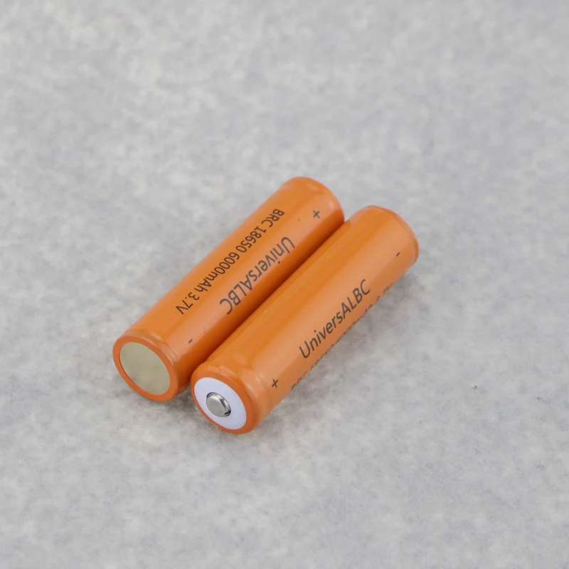 4 шт. оранжевого цвета аккумуляторная батарея BRC 18650 6000 мАч 3 7 В литий ионные