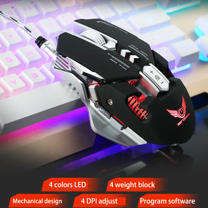 G9 игровая мышь проводная USB DPI Регулируемая макро программируемая мышь геймерская оптическая профессиональная RGB Mause игровая мышь для ПК компьютера