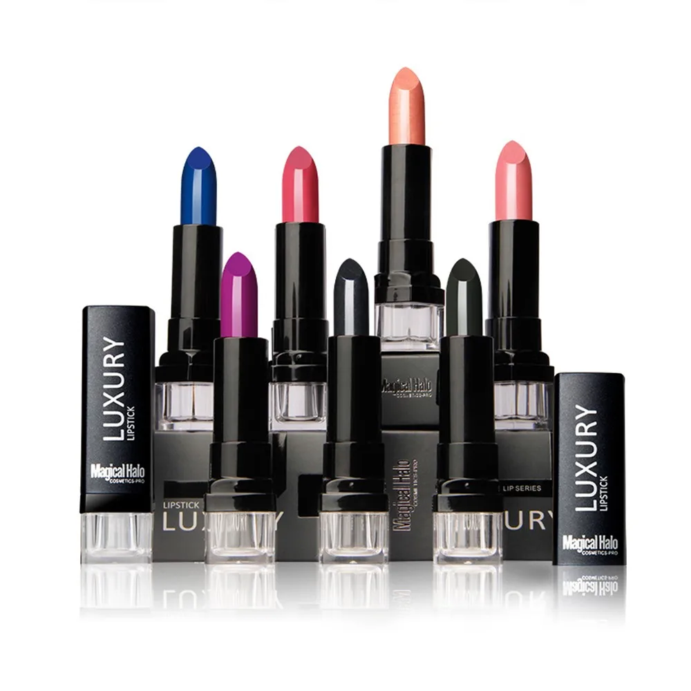 Magical Halo Long-Lasting Silky Temptation Lipstick 23 Colors Nutritious Beauty Lips Makeup Brand Pearl Light And Matte |