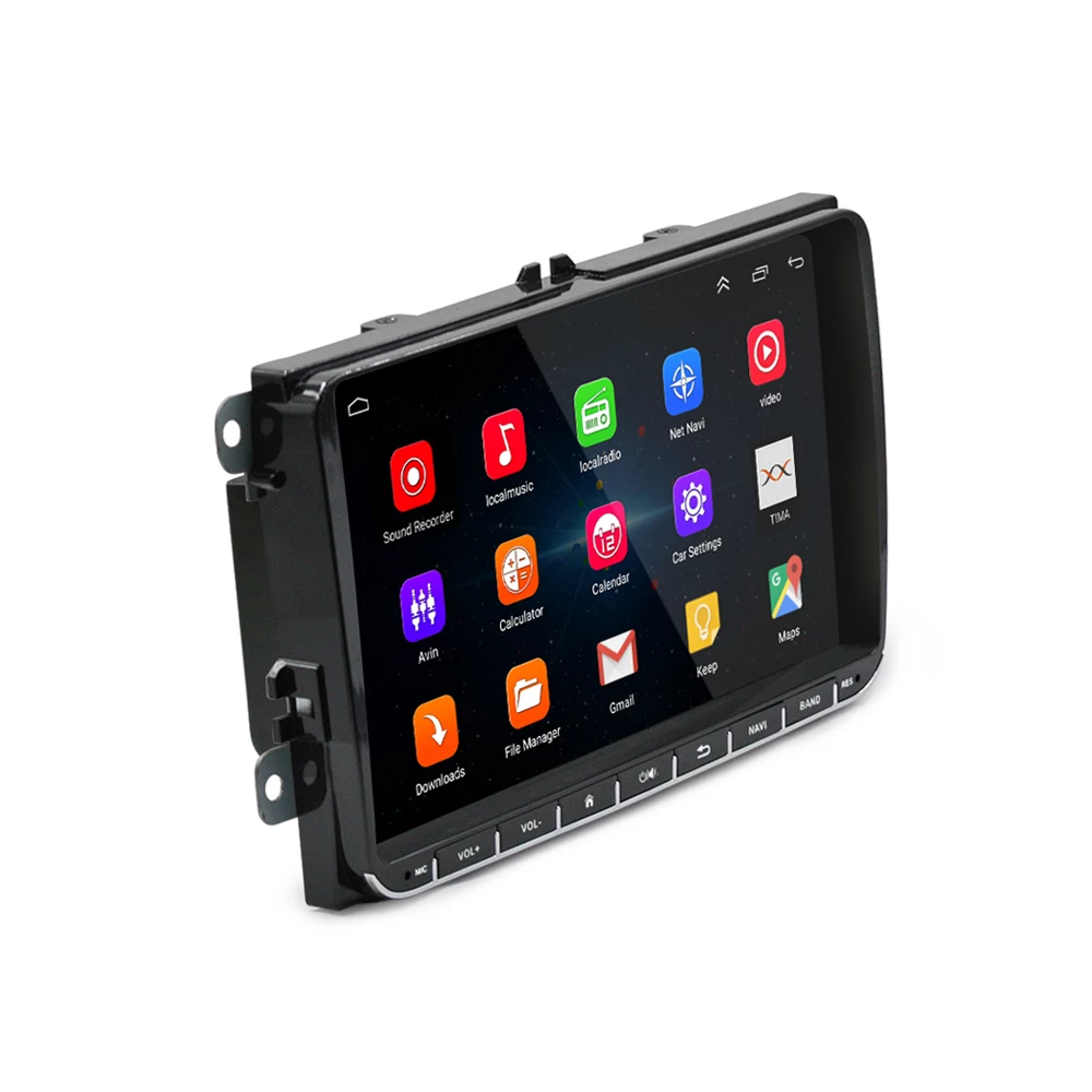 2G+ 16G " Android 8,1 для VolksWagen Passat Golf MK5 MK6 T5 EOS POLO Touran seat Sharan автомобильный стерео gps Bluetooth SWC WiFi RDS FM