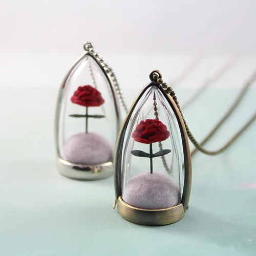 1 шт. ожерелье с розой Маленького принца/le petit Prince/The Little prince's Rose/rose из