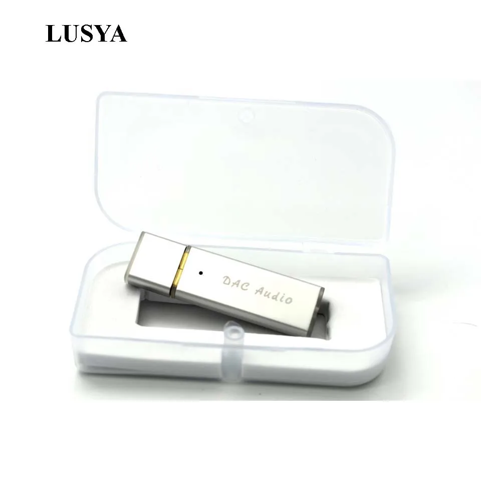 Lusya SA9023A+ ES9018K2M USB портативный DAC HIFI fever внешняя аудио карта декодер для компьютера Android телеприставка A6-017