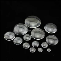 20pcs good quality 40mm domed round transparent clear magnifying flatback glass cabochonfor jewelry mobilephone decoration