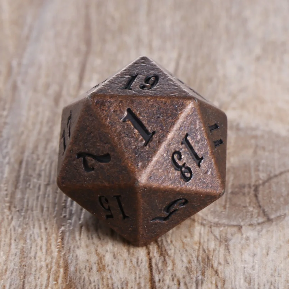 1 комплект из металла игровые кости 7 кубики D4 D6 D8 D10 D% D12 D20 для настольных игр