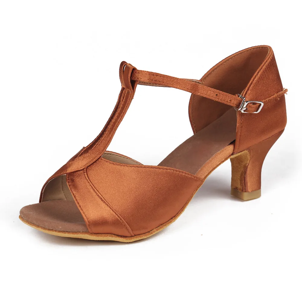 Бальные туфли для латинских танцев женщин/девушек высокое качество сатиновые с