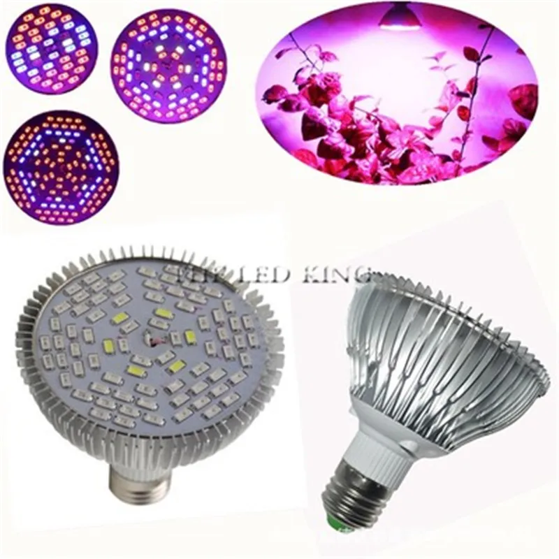 1X 4X 10X 120W E27 GU10 SMD5730 светодиодный Grow светильник s 18 12Red + 6 Синий Лампа для цветочных