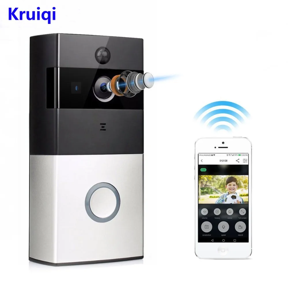 Kruiqi, ip-камера, Wifi, 1080 P, беспроводная домашняя камера безопасности, камера наблюдения, Wifi, ночное видение, CCTV камера, 2 Мп, детский монитор