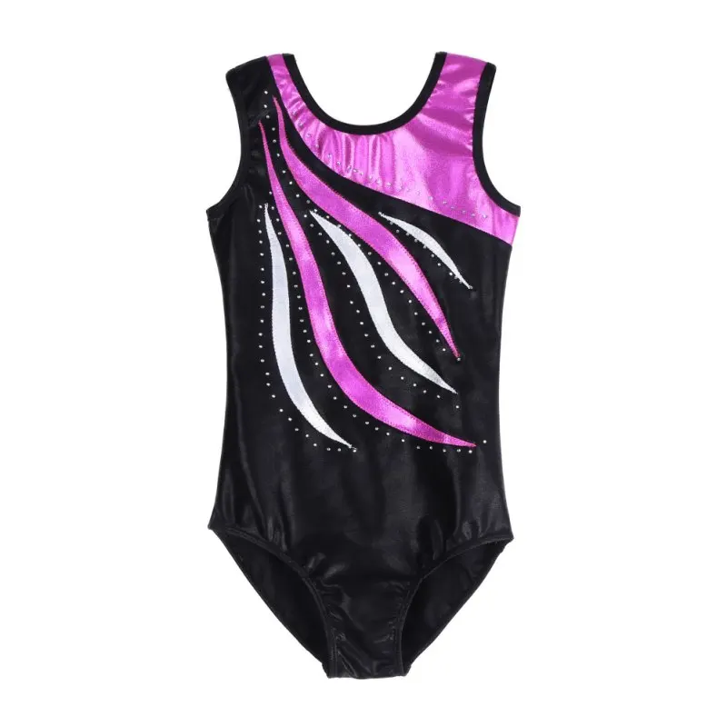 

High quality sleeveless radium highlights color matching body suit ballet gymnastics dance dance practice clothes