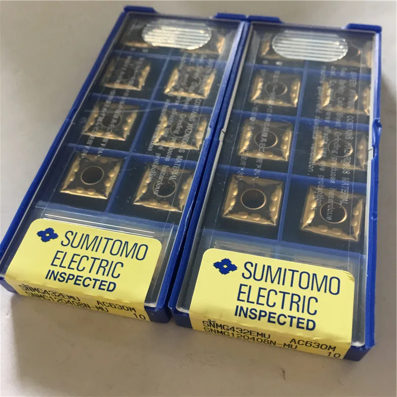 

SNMG120408N-MU AC630M 100% Original SUMITOMO brand with the best quality 10pcs/lot free shipping