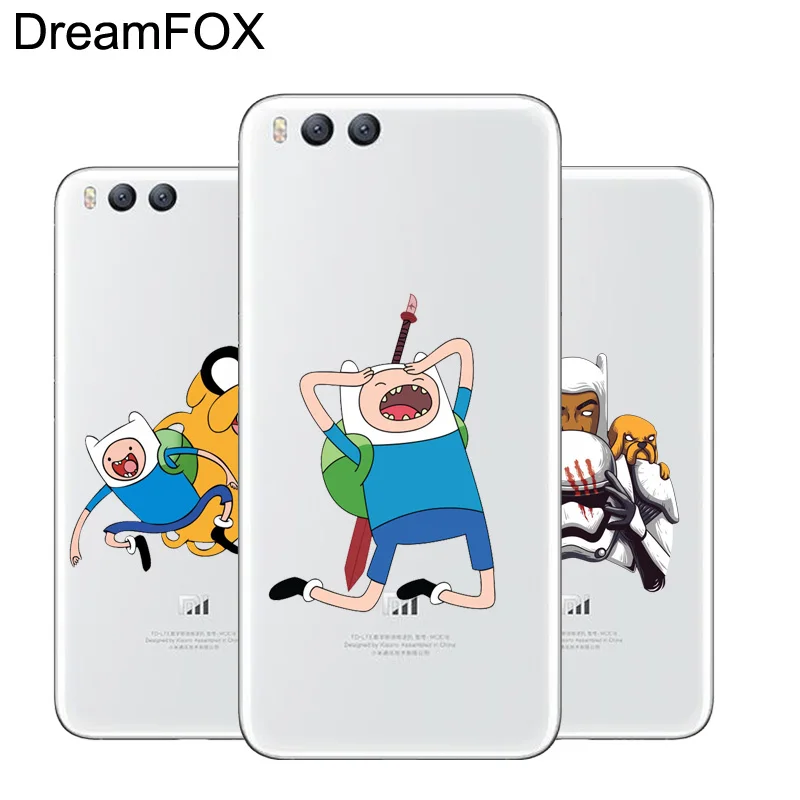 DREAMFOX L501 из мультфильма Время приключений силиконовый чехол-накладка мягкого ТПУ
