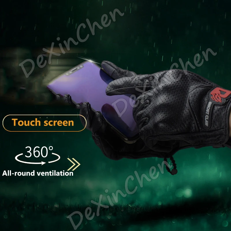 Мотоциклетные Перчатки Сенсорный экран перчатки Guantes Moto мотогонщиков Ездовые перчатки для мотор полный палец