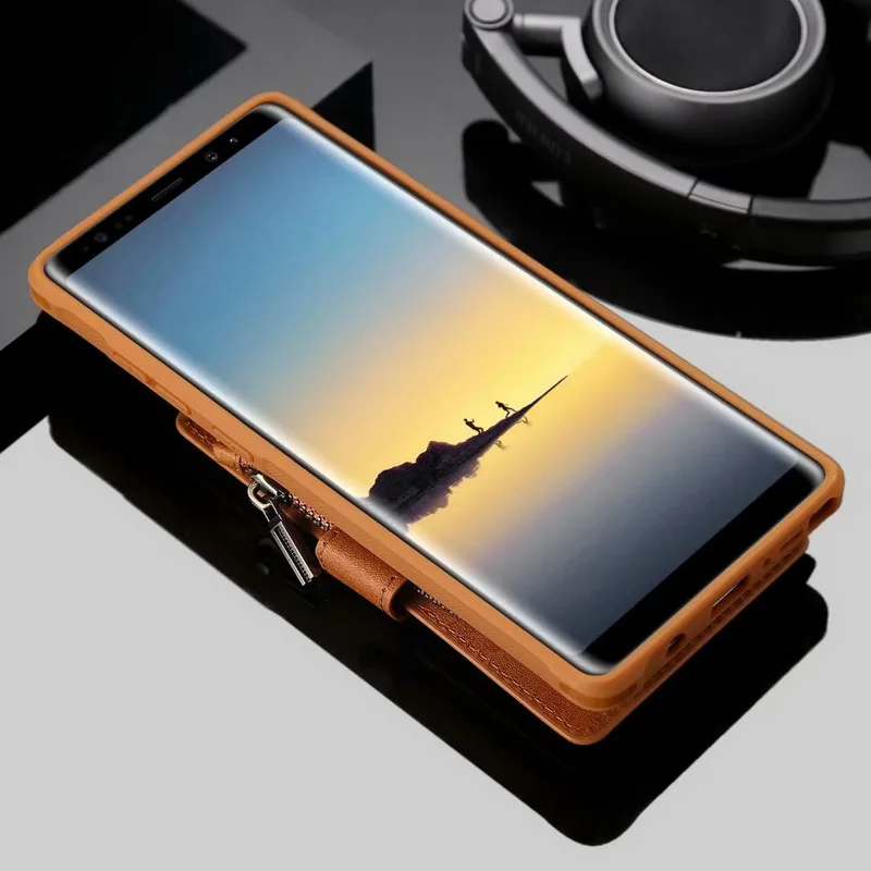 Coque чехол для Samsung Галактики S8 S9 S10 5G S10E S20 ультра Plus Note 8 9 10 20 карт на молнии