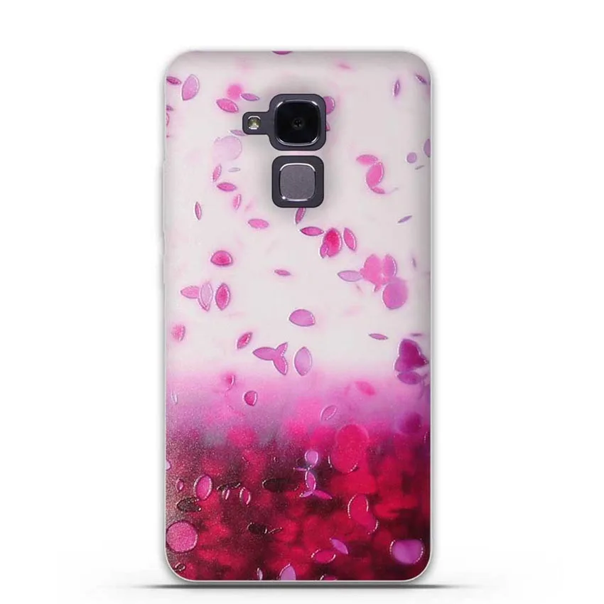 Мягкий рельефный 3D-чехол для Huawei Honor 5C / 7 Lite чехол телефона с узором силиконовый из
