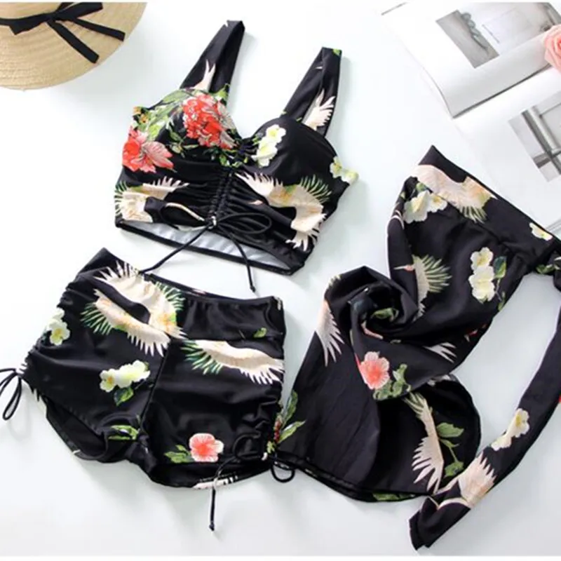 Женский сексуальный женский Танкини Купальник Раздельный купальный костюм пуш