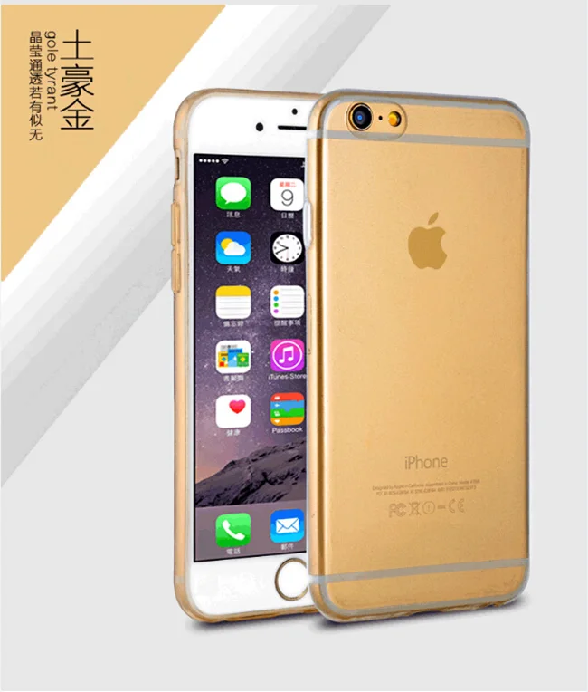 Awesome Price protector For iPhone 6 plus 6s 5.5" inch Ultra thin shell Slim Crystal TPU soft Case Cover Back Skin |