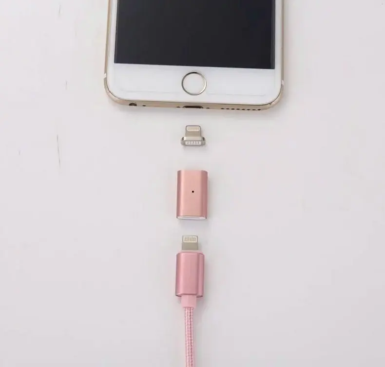 2-й Модернизированный Магнитный зарядный кабель-адаптер для iPhone 5 5S 6 S 7 8 X Plus