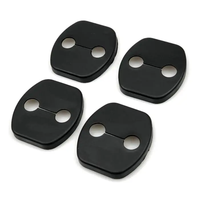 Plastic 4pcs Крышка дверного замка автомобиля для Nissan Geniss Juke Almera Primera Pathfinder Sentra Versa Altima PATROL LEAF IDS Vmotion Terra Frontier - Цвет: Plastic 4pcs