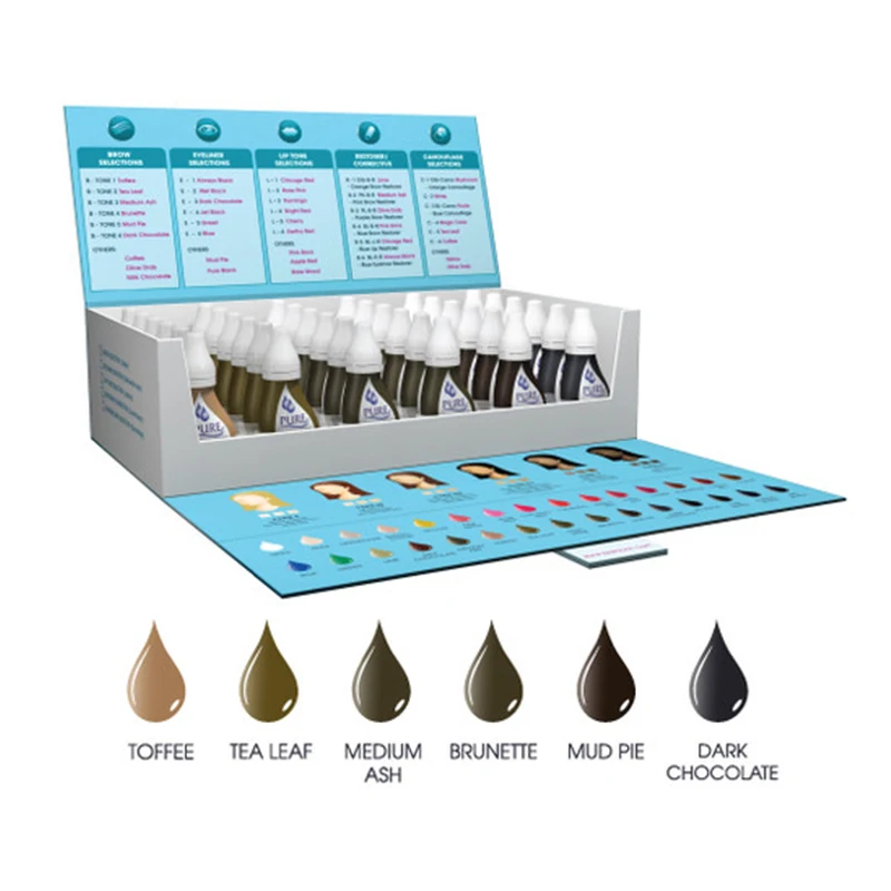 Biotouch чистый Micropigment Перманентный макияж тату чернила брови подводка губы пигмент