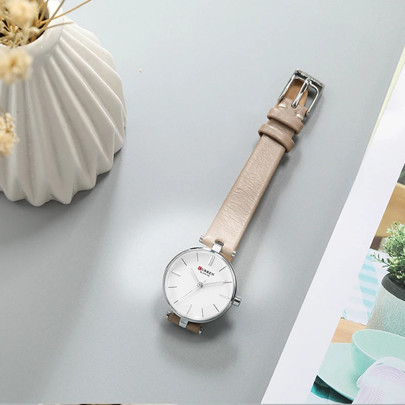

CURREN Women Quartz Watch Simple Fashion Ladies Dress Bracelet Wristwatch Waterproof Female Clocks Gifts bayan kol saati