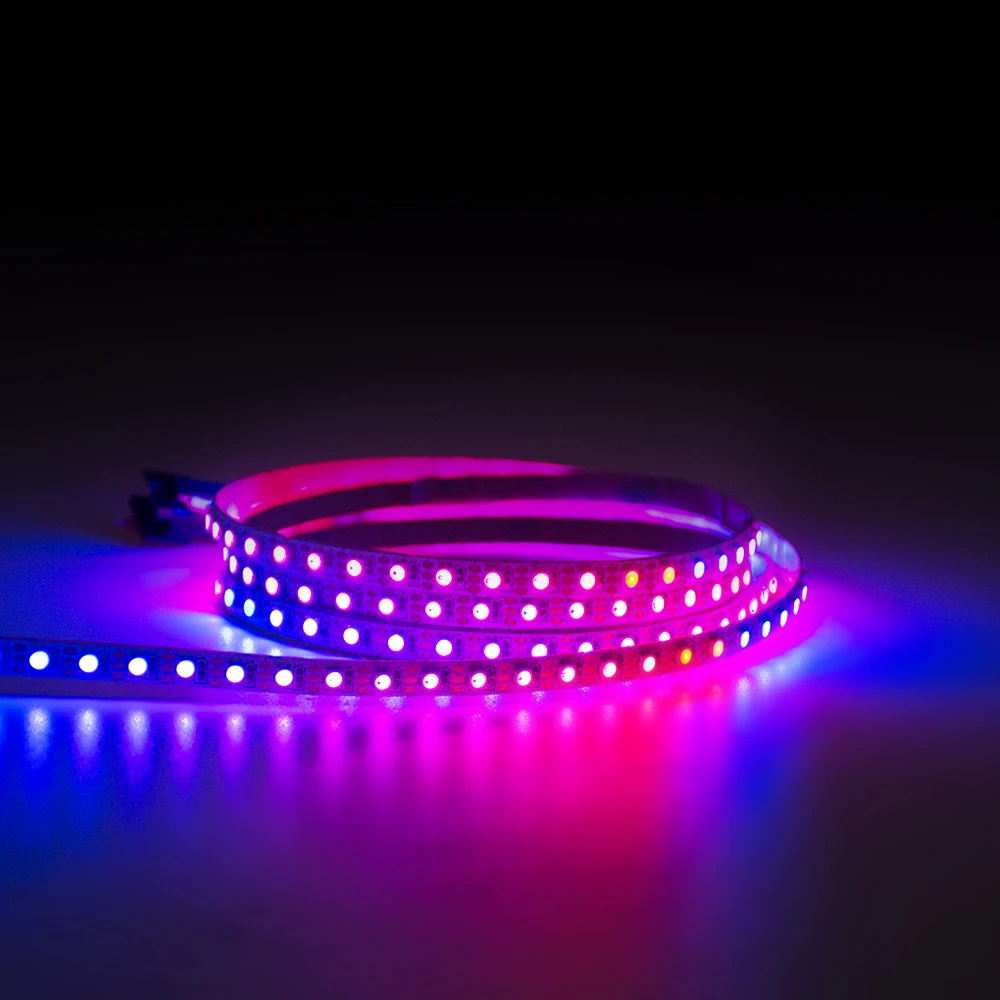 Светильник для изменения цвета WS2812B-MINI SK6812 IC 144 светодиодов/пикселей/м; индивидуальная Светодиодная лента для сна IP30 DC5V(по индивидуальному заказу
