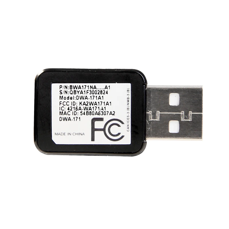 D Link dwa 171 Dual Band Беспроводной AC USB WI FI LAN Dongle dlink 2.4 г + 5 ГГц 600 мбит/с 802.11ac wlan usb