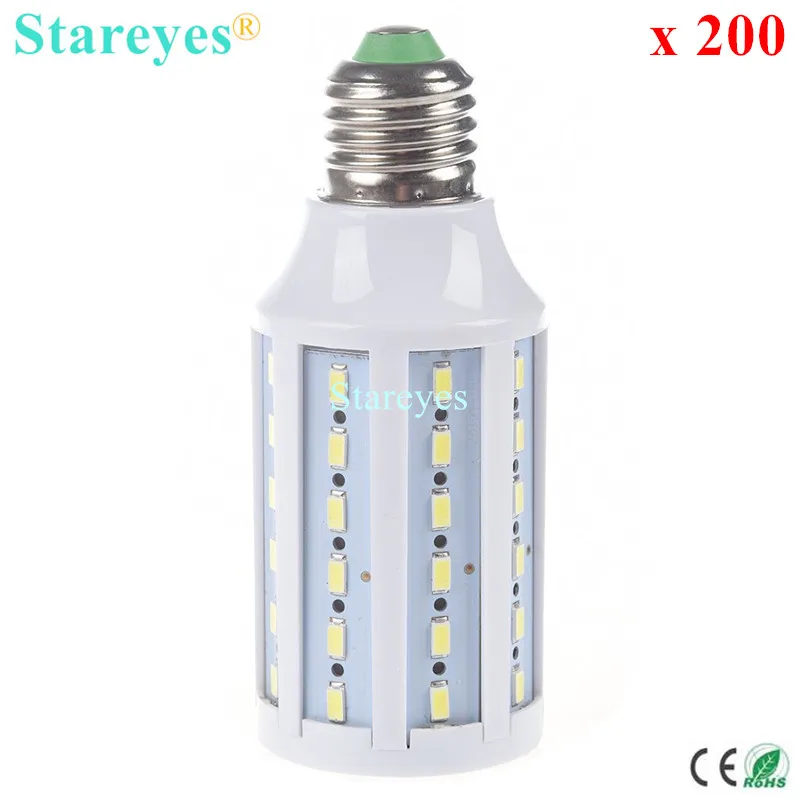 FedEX Бесплатная доставка 200 шт. E27 E14 B22 15 Вт 5630 5730 SMD 60 светодисветодиодный 110 В 220