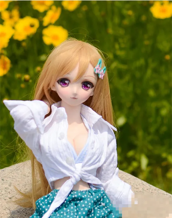 BJD кукла сексуальная белая высокая талия рубашка для 1/4 1/3 SD16 DD DY кукольная одежда