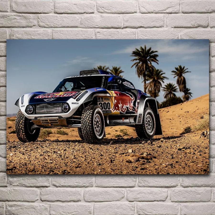 

rally racing car sport vehicle posters on the wall picture home living room decoration for bedroom KH742