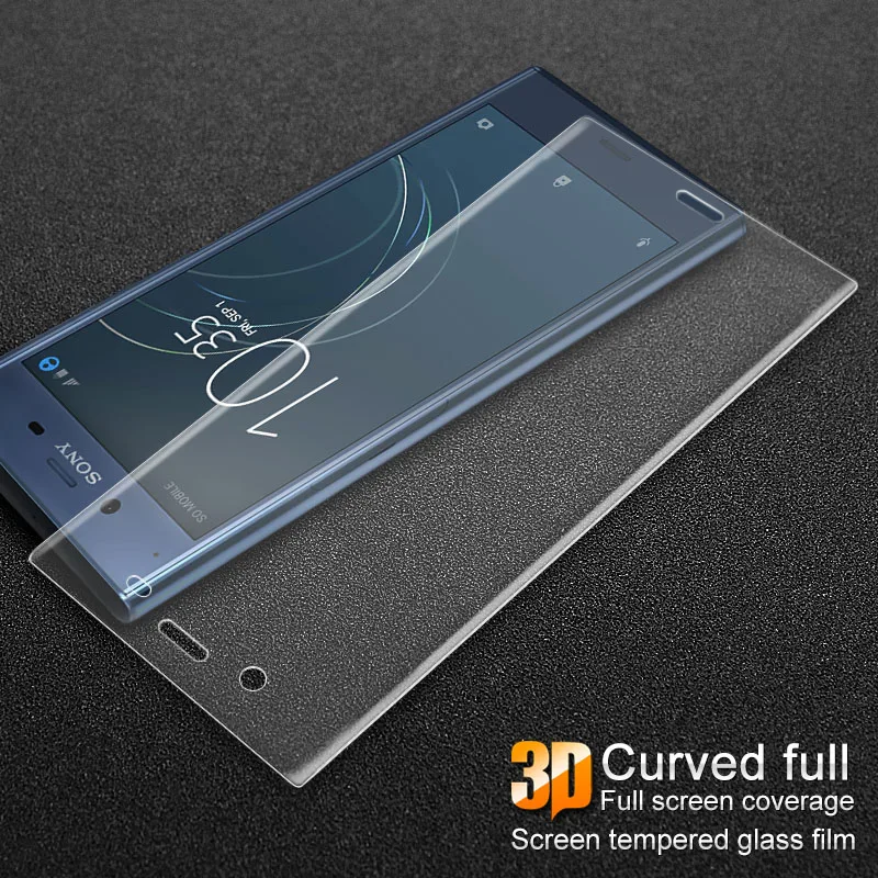 IMAK Для sony Xperia XZ1 3D изогнутая поверхность полное покрытие экрана Закаленное стекло протектор экрана для sony Xperia XZ1 5,2''