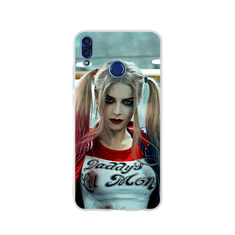 pattern 03 Джокер и Харли Квинн силиконовый чехол для телефона huawei Honor 9 10 Lite 6X 7X 8X Max 7A 8A 8C 20 PLAY 9x - Цвет: pattern 03