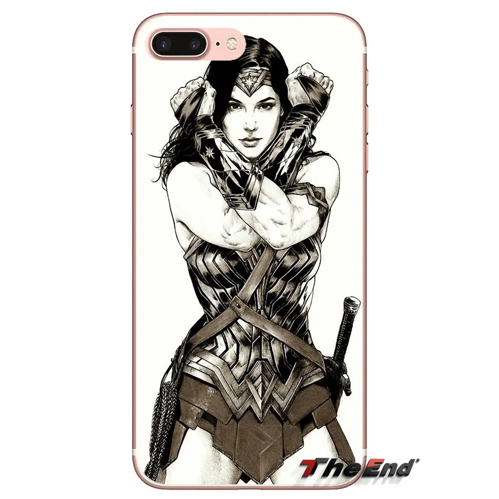 Мягкий чехол из ТПУ для LG Spirit Motorola Moto X4 E4 E5 G5 G5S G6 Z Z2 Z3 G2 G3 C Play Plus Mini Gisele Gal Gadot Wonder Woman