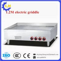48 inch long teppanyaki Commercial electric flat plate griddle grill