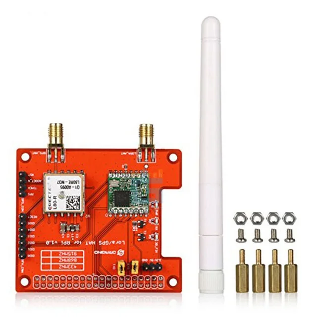 Для Dragino Lora GPS шляпа на основе SX1276/SX1278 приемопередатчик 868 МГц/915 МГц/433 МГц для Raspberry