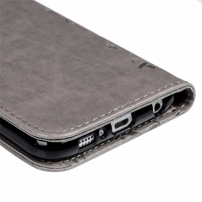 YOKIRIN A3 A5 A7 Бабочка кожаный флип чехол для Samsung Galaxy S5 Mini S6 Note 5 4 J5 J7 Prime G360