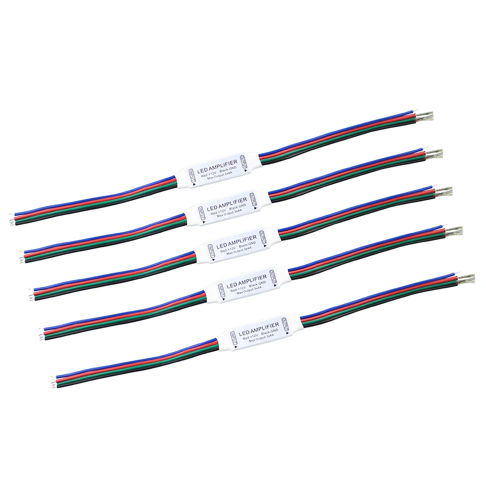 10 шт Мини 4 pin 12V 12A Портативный LED RGB Усилитель контроллер для 5050/3528 SMD led полоса|rgb