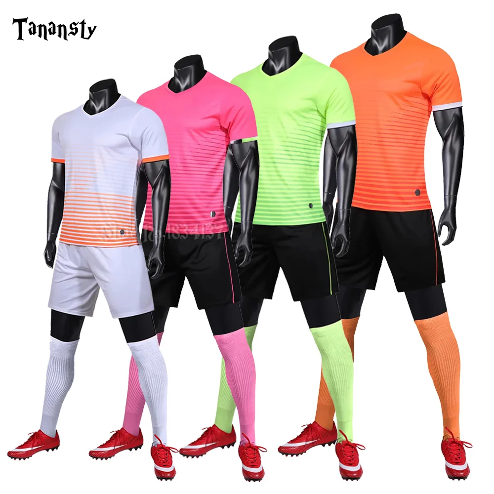 

College soccer jerseys men custom football jerseys soccer uniforms youth adult football set suit maillot de foot 2019 2020