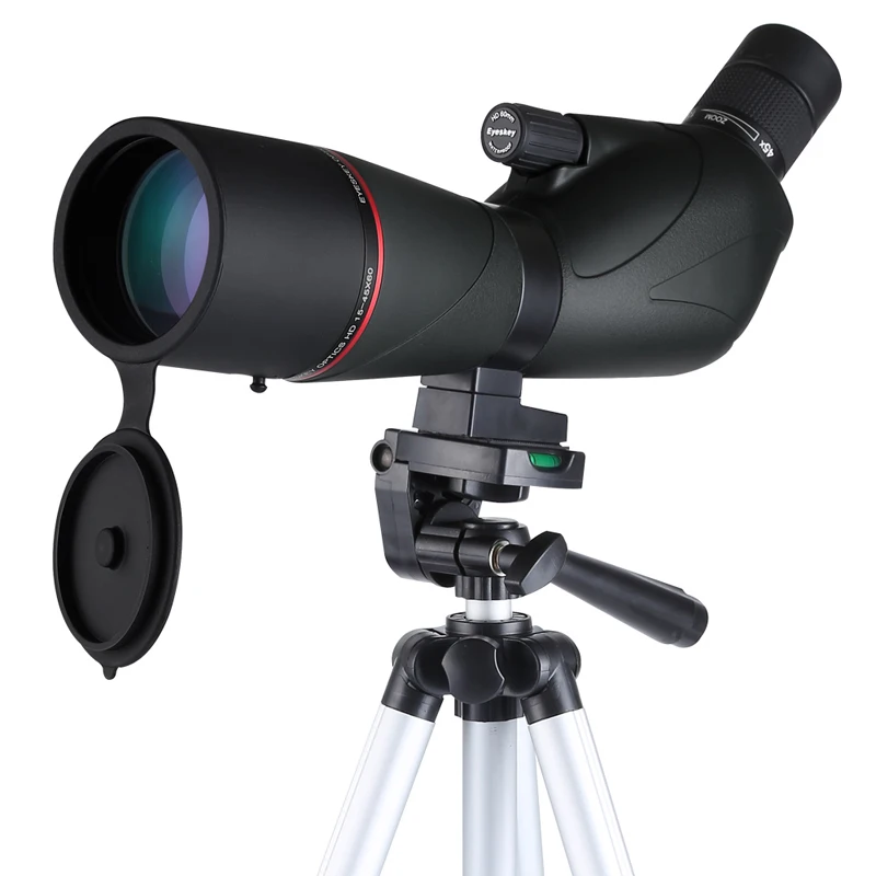 Eyeskey Высокая мощность 15-45x60 зум HD монокуляр телескоп Зрительные прицелы бинокль LLL ночное видение для наблюдения за птицами Spyglass