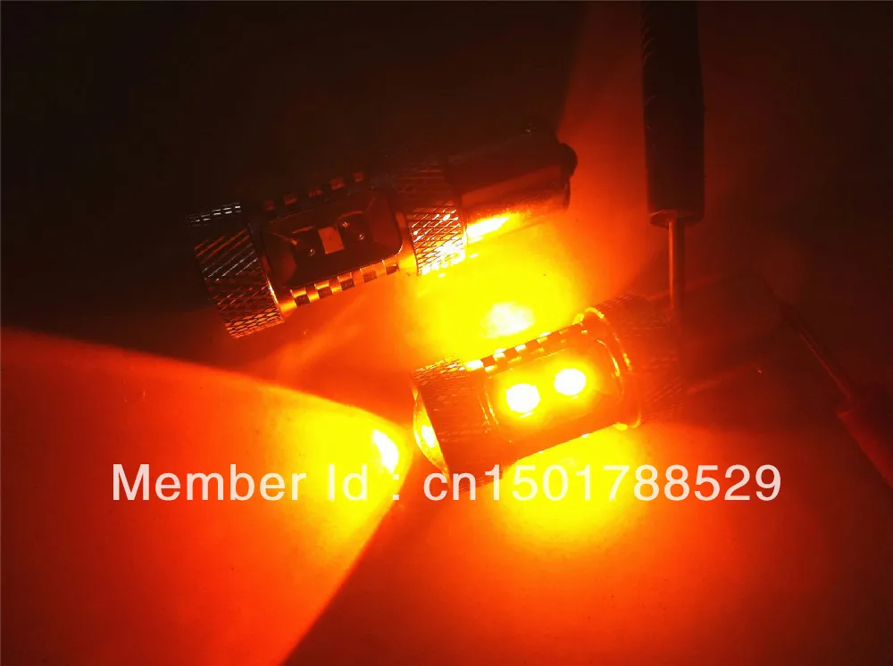 Янтарный/Желтый 60 Вт автомобисветодиодный ОД светодиодный высокой мощности для